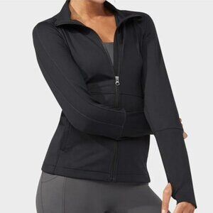Manduka Sequence Jacket in Black, Size Large